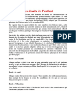 Les Droits de L'enfant: Droit À Une Identité