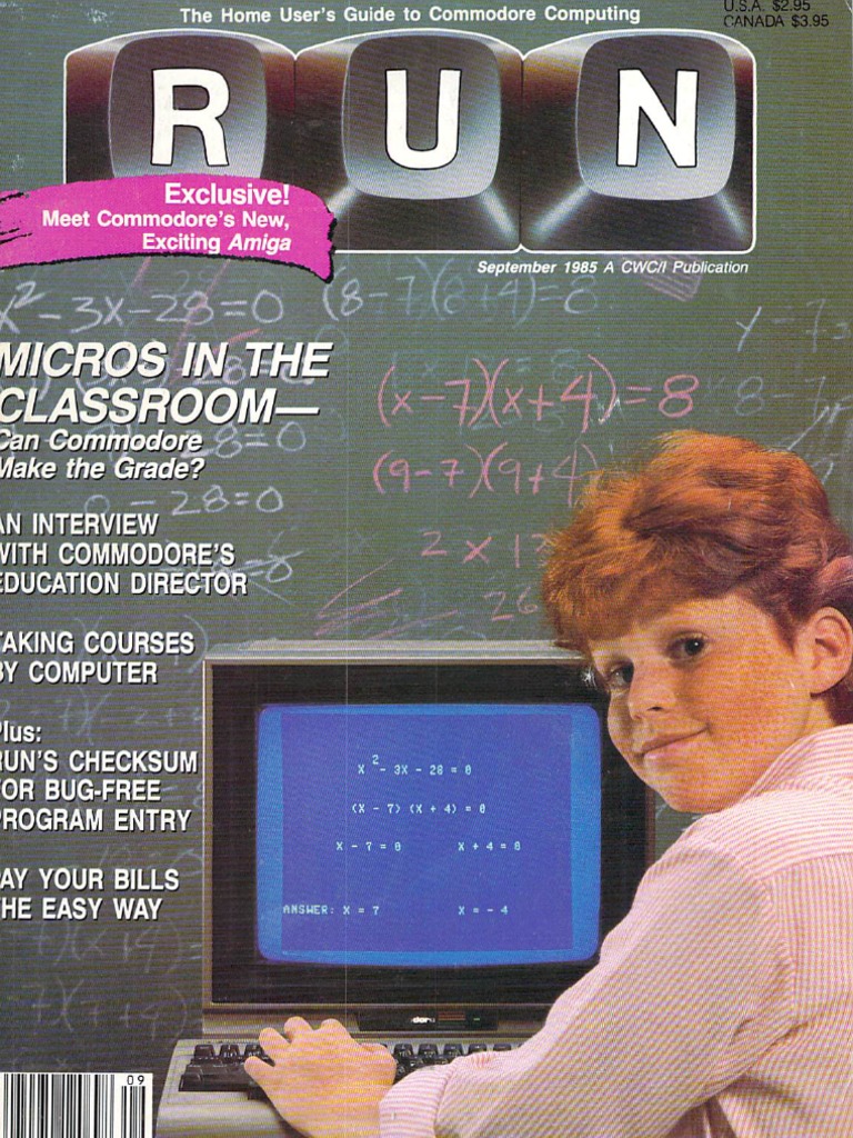 Run Issue 21 1985 Sep | PDF | Spreadsheet | Computing
