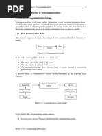 Chapter 1: Introduction To Telecommunications: 1.1 Overview of Telecommunication Systems