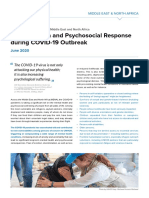 Mental Health and Psychosocial Response During COVID-19 Outbreak