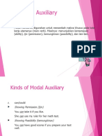 Modal Auxiliary