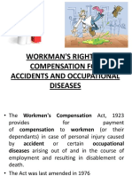 WORKMAN'S RIGHT TO COMPENSATION FOR ACCIDENTS AND OCCUPATIONAL DISEASES (1)