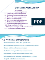 Chapter - 4: Special Cases of Entrepreneurship