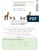 Ce1 Trace Ecrite Comparer Ranger Encadrer Les Nombres 99