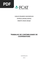 Trabalho de Contabilidade de Cooperativas