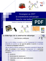 Didactique de La Construction Mecanique - ROUEN 07 - D.PETRELLA
