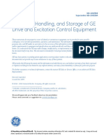 GEI-100256-Receiving, Handling and Storage of GE Drive and Excitation Control Equipment