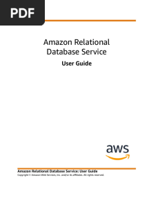 Amazon Relational Database Service: User Guide