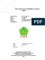 Rencana Pelaksanaan Pembelajaran (RPP) : Oleh: Arif Rusna Pratiwi, S.PD NIM: 2020084499 Kelas: A Kelompok: 1