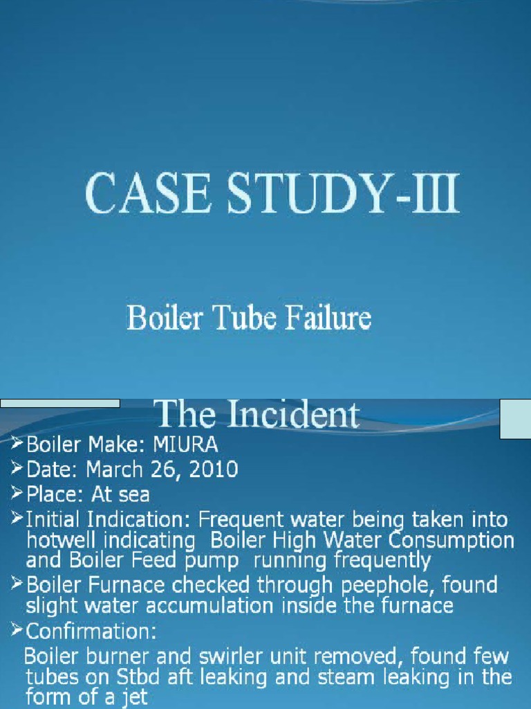 Case Study III Boiler Tube Failure PDF