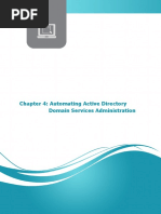 Chapter 4: Automating Active Directory Domain Services Administration