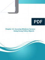 Chapter 12: Securing Windows Servers Using Group Policy Objects