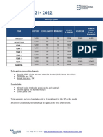 FEES LIST 2021-2022: Monthly Option