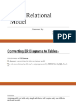 ER to Relational Model Conversion Rules