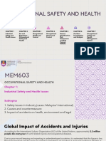 MEM603 Chapter 1 - Industrial Safety and Health Issues - Madam Merlisa