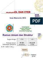 Alkohol dan Eter: Rumus, Struktur, dan Sifat Fisik