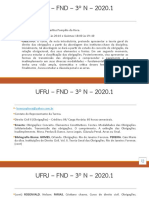 DIREITO CIVIL: OBRIGAÇÕES E ATOS PATRIMONIAIS