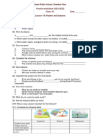 L16 Weather and Seasons Worksheet