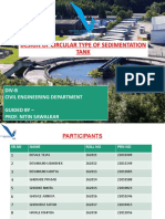 Design of Circular Type of Sedimentation Tank: Div-B Civil Engineering Department Guided by - Prof. Nitin Sawalkar