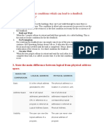 What Are Necessary Conditions Which Can Lead To A Deadlock Situation in A System?