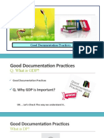 Good Documentation Practices