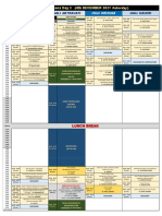 Day 3 Scientific Schedule