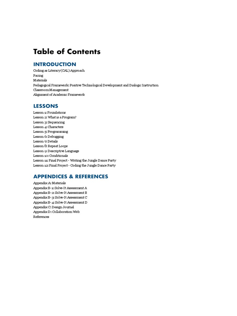 Coding as Literacy Curriculum Overview | PDF | Computer Programming | Word
