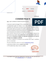 Communiqué Appel À Candidature Pour Les Porteurs de Projet