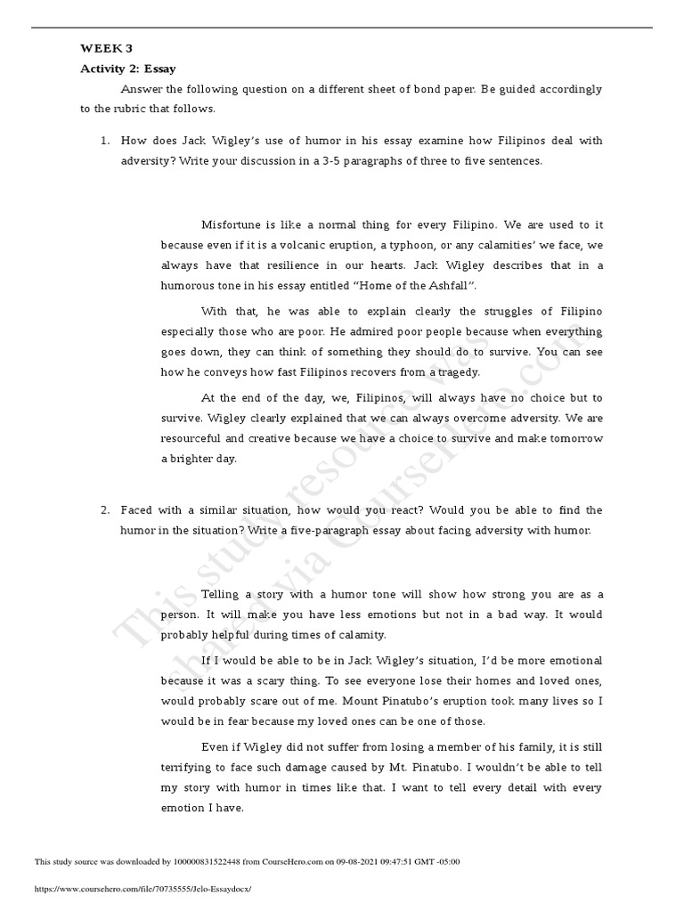 Examining the Realism and Human Experience in Ariel S. Tabag's Short