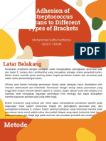Adhesion of Streptococcus Mutans