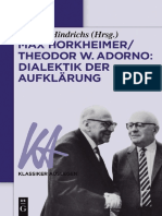 Max HorkheimerTheodor W. Adorno Dialektik Der Aufklärung by Gunnar Hindrichs (Z-lib.org).Epub