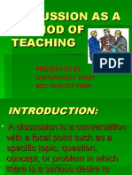 Benefits of Group Discussion as a Teaching Method