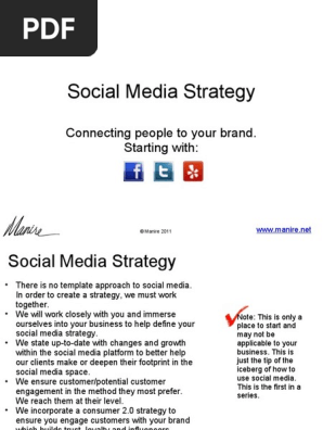 Social Media Strategy