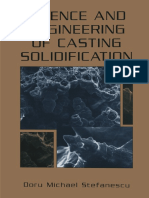 Stefanescu - Science and Engineering of Casting Solidification