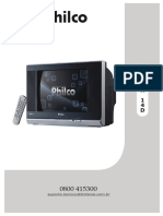 Manual Com Esquema TV Philco Ph14d