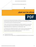 ¿Qué Son Los Alimentos - Alimentación Balanceada