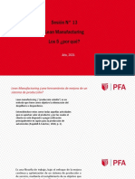 Sesión 13 - Lean Manufacturing y 5 ¿Poq Qué