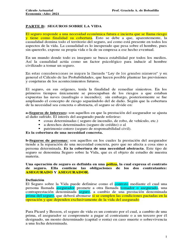 Se Puede Pagar Un Año Entero De Alquiler Seguro Sobre La Vida. 2021 | PDF | Seguro | Póliza de seguros