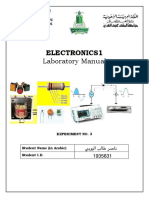 Experiment 3 Full Wave Rectifier