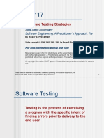 Software Testing Strategies: Software Engineering: A Practitioner's Approach, 7/e