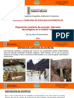 Clase - Semana 12 - Disposición Sanitaria de Excretas, Opciones Tecnológicas en El Ámbito Rural