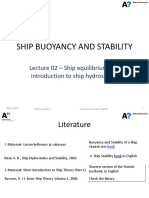 Lecture 02-Ship Equilibrium Equations
