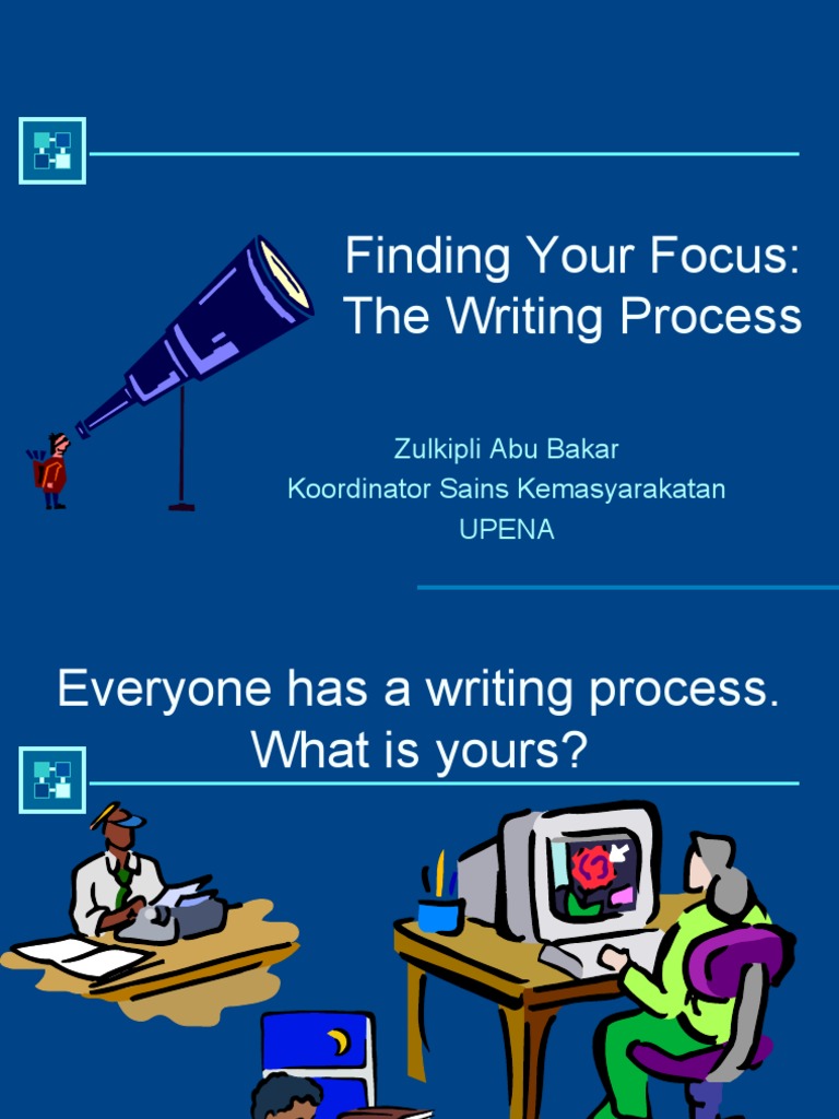Finding Your Focus: The Writing Process: Zulkipli Abu Bakar Koordinator ...