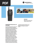 Manual Do Usuario Radio EP450
