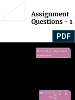 Bridge Course - Differentiation - 1 - VMath (Assignment Questions)