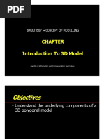 Concept of Modeling Lecture Ch2: Introduction To 3D Model