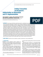 A Protocol For Preventing Transaction Commitment Without Recipients Authorization On Blockchain and Its Implementation