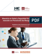 Maestria Salud Seguridad Mencion PRL