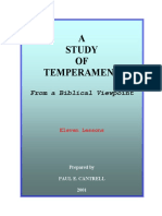 Temperament, A Study On