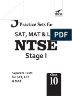 NTSE 5 Practice Sets for SAT MAT LCT for NTSE Stage 1 Disha ( PDFDrive )